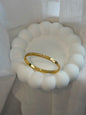 Aureon Sleek Crest Bangle Bracelet