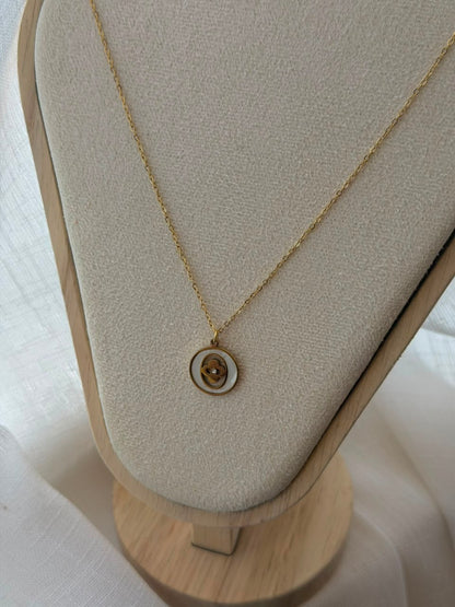 Aureon Solitaire Quatrefoil Necklace