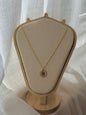 Aureon Solitaire Quatrefoil Necklace