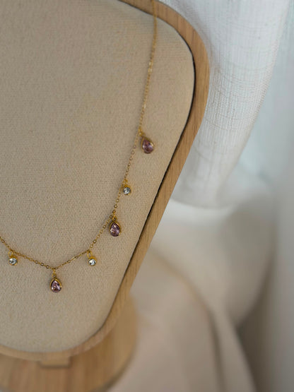 Aureon Blushing Tears necklace