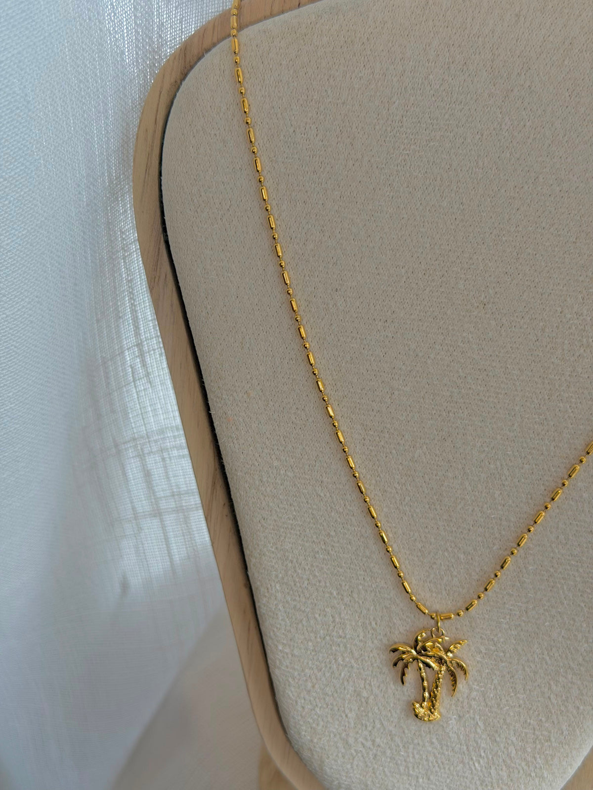 Aureon Golden Palm Necklace