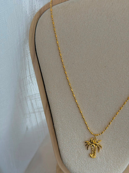 Aureon Golden Palm Necklace
