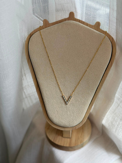 Aureon Victorious Initial Necklace